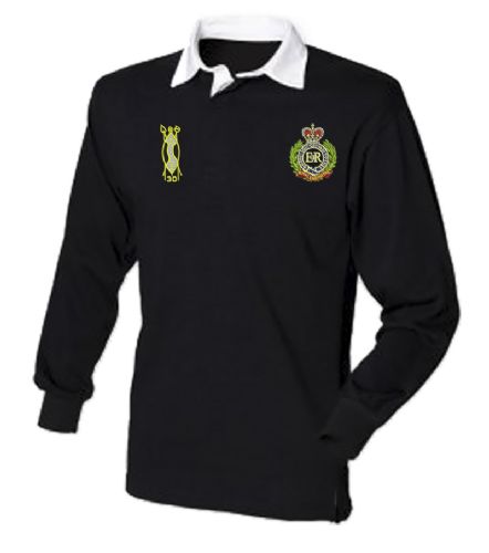 30 Fld Sqn with RE Embroidered Rugby Shirt